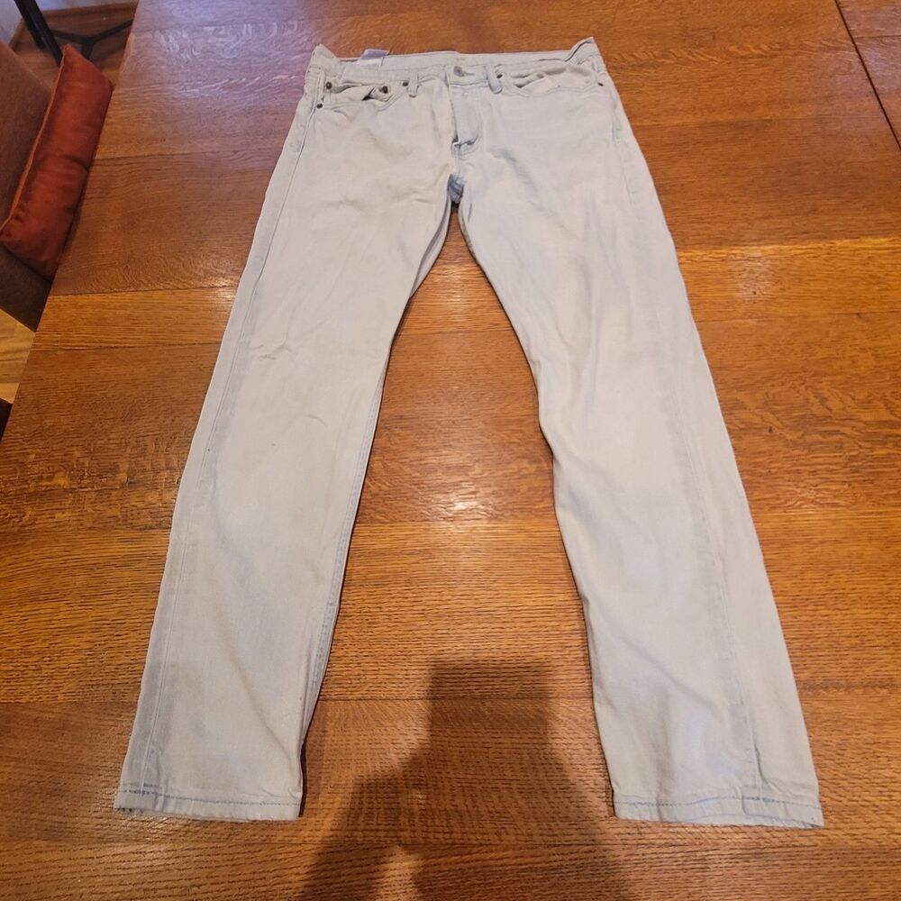 Levi's 512 Slim Taper Men's Light Wash Stretch Denim Jeans 5-Pocket